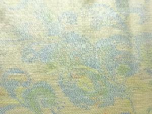 アンティーク　花唐草模様織り出し本場大島紬着物